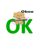 move orchestra oboe 2 English version（個別スタンプ：2）