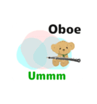 move orchestra oboe 2 English version（個別スタンプ：17）