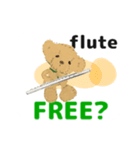flute orchestra English version（個別スタンプ：4）