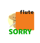 flute orchestra English version（個別スタンプ：7）