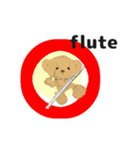 flute orchestra English version（個別スタンプ：8）