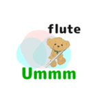 flute orchestra English version（個別スタンプ：17）