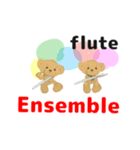 flute orchestra English version（個別スタンプ：24）