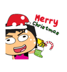 Sana 6..Merry Christmas.（個別スタンプ：8）