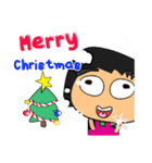 Sana 6..Merry Christmas.（個別スタンプ：9）