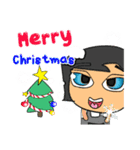 Sawa^...^！！Merry Christmas.（個別スタンプ：1）