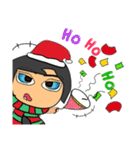 Sawa^...^！！Merry Christmas.（個別スタンプ：3）