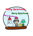 Sawa^...^！！Merry Christmas.（個別スタンプ：9）