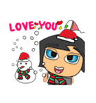 Sawa^...^！！Merry Christmas.（個別スタンプ：37）