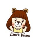 little beargirl（個別スタンプ：7）