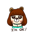 little beargirl（個別スタンプ：13）