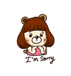 little beargirl（個別スタンプ：21）