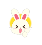 Usagi White Bunny（個別スタンプ：11）