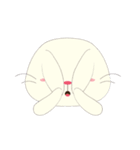 Usagi White Bunny（個別スタンプ：24）