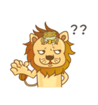 Honor the lion and his lucky friends（個別スタンプ：5）