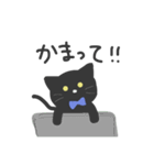 くろねこの黒（個別スタンプ：22）