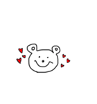 ゆる〜いくま。（個別スタンプ：1）