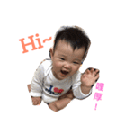 cute baby boy has shine smile（個別スタンプ：8）