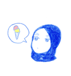 girls in HIJAB（個別スタンプ：16）