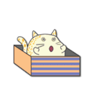 cute catty in box（個別スタンプ：24）