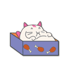 cute catty in box（個別スタンプ：26）