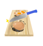 煮玉子のスタンプ（個別スタンプ：8）
