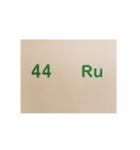 元素記号スタンプ〔原子番号41～60〕（個別スタンプ：7）