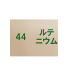 元素記号スタンプ〔原子番号41～60〕（個別スタンプ：8）