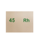 元素記号スタンプ〔原子番号41～60〕（個別スタンプ：9）