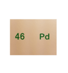 元素記号スタンプ〔原子番号41～60〕（個別スタンプ：11）