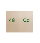 元素記号スタンプ〔原子番号41～60〕（個別スタンプ：15）