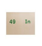 元素記号スタンプ〔原子番号41～60〕（個別スタンプ：17）