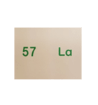 元素記号スタンプ〔原子番号41～60〕（個別スタンプ：33）