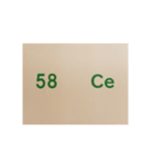 元素記号スタンプ〔原子番号41～60〕（個別スタンプ：35）