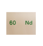元素記号スタンプ〔原子番号41～60〕（個別スタンプ：39）