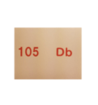 元素記号スタンプ〔原子番号101～118〕（個別スタンプ：9）