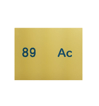 元素記号スタンプ〔原子番号81～100〕（個別スタンプ：17）