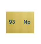 元素記号スタンプ〔原子番号81～100〕（個別スタンプ：25）