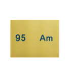 元素記号スタンプ〔原子番号81～100〕（個別スタンプ：29）