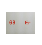 元素記号スタンプ〔原子番号61～80〕（個別スタンプ：15）