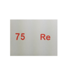 元素記号スタンプ〔原子番号61～80〕（個別スタンプ：29）