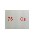 元素記号スタンプ〔原子番号61～80〕（個別スタンプ：31）