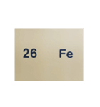 元素記号スタンプ〔原子番号21～40〕（個別スタンプ：11）