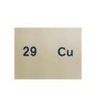 元素記号スタンプ〔原子番号21～40〕（個別スタンプ：17）