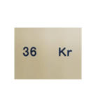 元素記号スタンプ〔原子番号21～40〕（個別スタンプ：31）