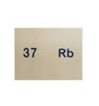 元素記号スタンプ〔原子番号21～40〕（個別スタンプ：33）