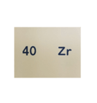 元素記号スタンプ〔原子番号21～40〕（個別スタンプ：39）