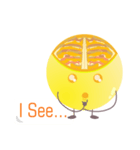 Clueless Tangerine Brain Ball（個別スタンプ：24）