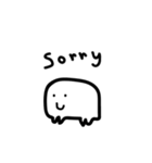 sorry with smile 1（個別スタンプ：1）