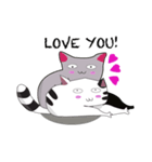 Chubby Cat and his girlfiend（個別スタンプ：8）